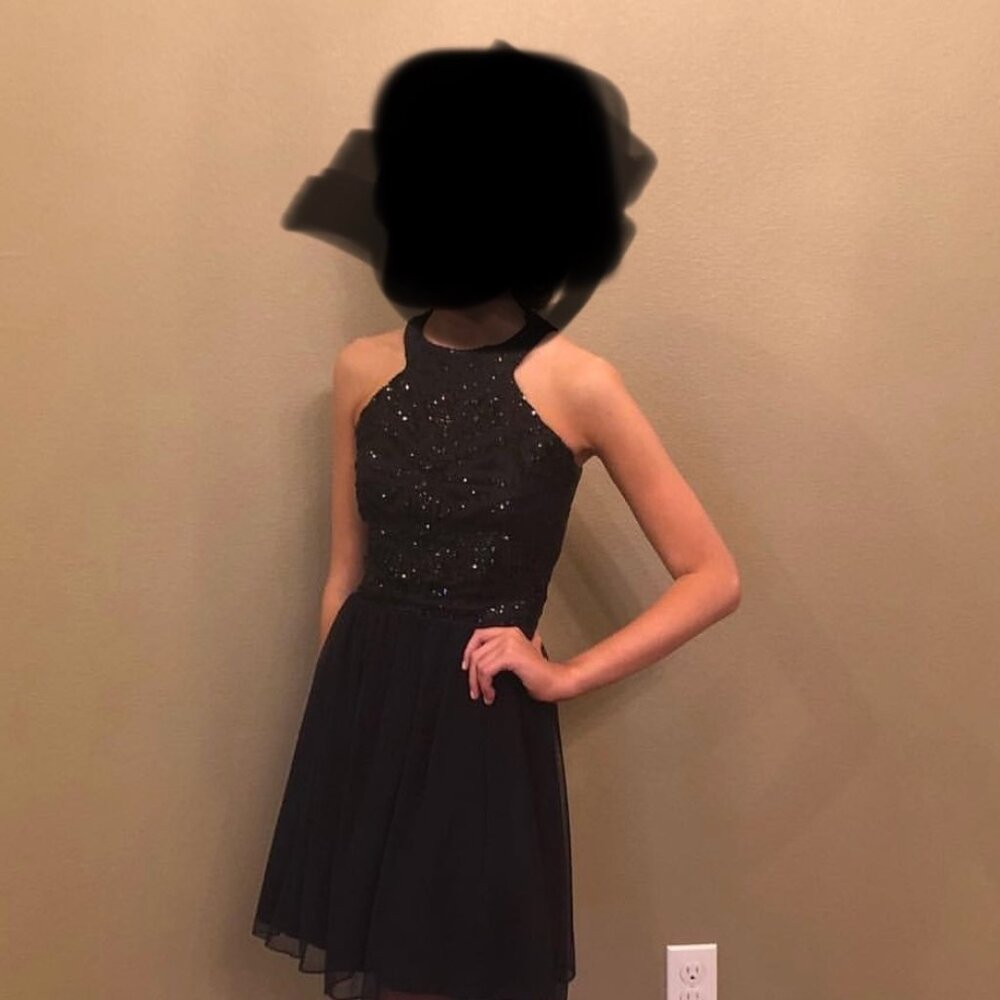 Navy Short Formal Dress